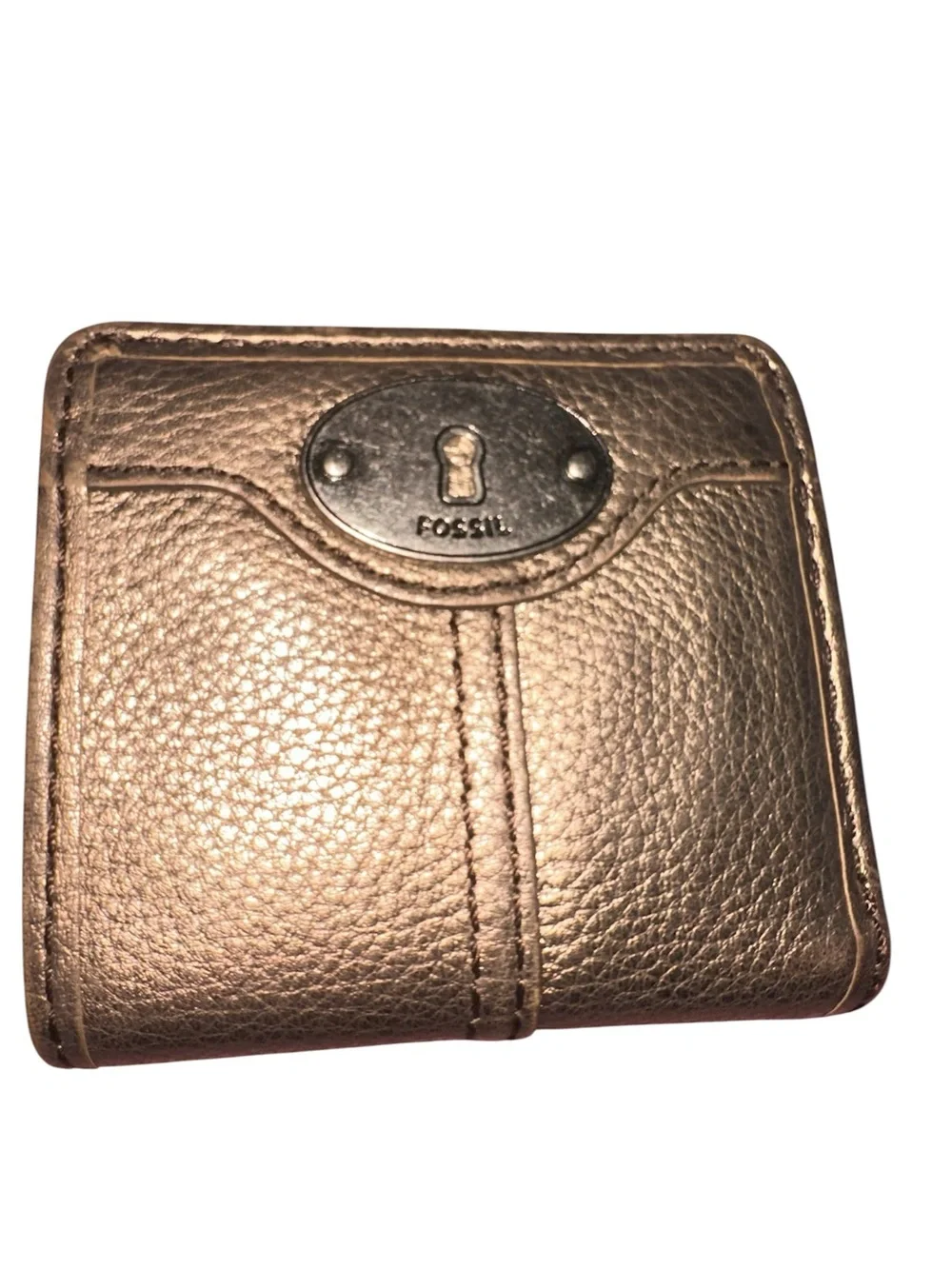FOSSIL Classic Bifold Wallet Metallic Bronze July 2013